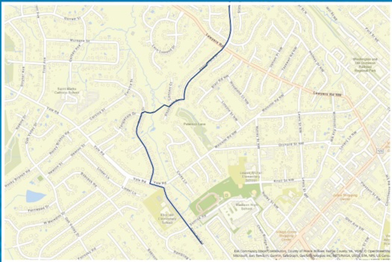 Map of the segment directly impacting TCA